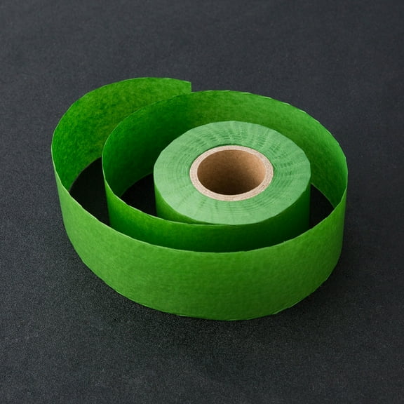 Raindrops Green Party Streamers 1 Roll of Crepe Paper for Birthday and Festival Events