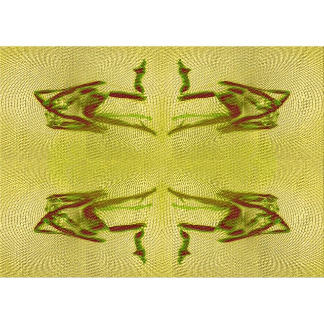 Ahgly Company Tapis d'Intérieur Lavables en Machine Rectangle Transitionnel Jaune Banane, 4' x 6'