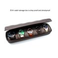thumbnail image 1 of VONKY Watch Storage Bag Portable Protective Solid Color Waterproof Dual Zipper 5 Slot Wristwatch Organizer Case Container, 1 of 6