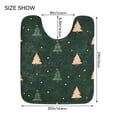 thumbnail image 5 of Yayeee Bath Rugs for Bathroom Floor Set of 2 Non Slip Fluffy Soft Absorbent Mat, Pink Christmas Trees, 5 of 7