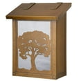 thumbnail image 1 of Americas Finest Lighting AF-3121-WB-WW Oak Tree Verical Mailbox, Wispy White - Warm Brass, 1 of 1