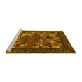 thumbnail image 2 of Ahgly Company Machine Washable Indoor Rectangle Abstract Yellow Contemporary Area Rugs, 2' x 5', 2 of 4