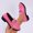 #0280-Pink, variant on Trendy Women's Chain Embellished Loafers with Glossy Patent Finish, Low Block Heel Slip-On Shoes with Padded Insole, Wide Fit Comfortable Walking Shoes for Spring Fall Outfits Gift