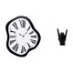 thumbnail image 1 of Reloj de pared con números , reloj electrónico, estatua con gesto de roca, material de resina, tallado detallado, ideal para el hogar, la ofici, 1 of 8