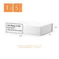 thumbnail image 4 of PKGSMART Gift Box with Lid, White Magnetic Shirt Gift Box for Valentine's Day, 11x7.8x2.3 inches, 4 of 7
