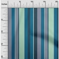 thumbnail image 2 of oneOone Velvet Medium Blue Fabric Stripes Fabric For Sewing Printed Craft Fabric By The Yard 58 Inch Wide-H7, 2 of 7