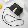 thumbnail image 4 of Crossbody Bags for Women Small Purse Messenger Bag Fashion Cross Body Handbags Vegan Leather Buckle Shoulder Bag Black, 4 of 5