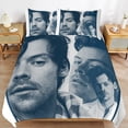 thumbnail image 1 of Harry styler Light Surface Fit Smooth Sleep Comfort Zipper End Closure Duvet Cover Sets Day Use, 1 of 5