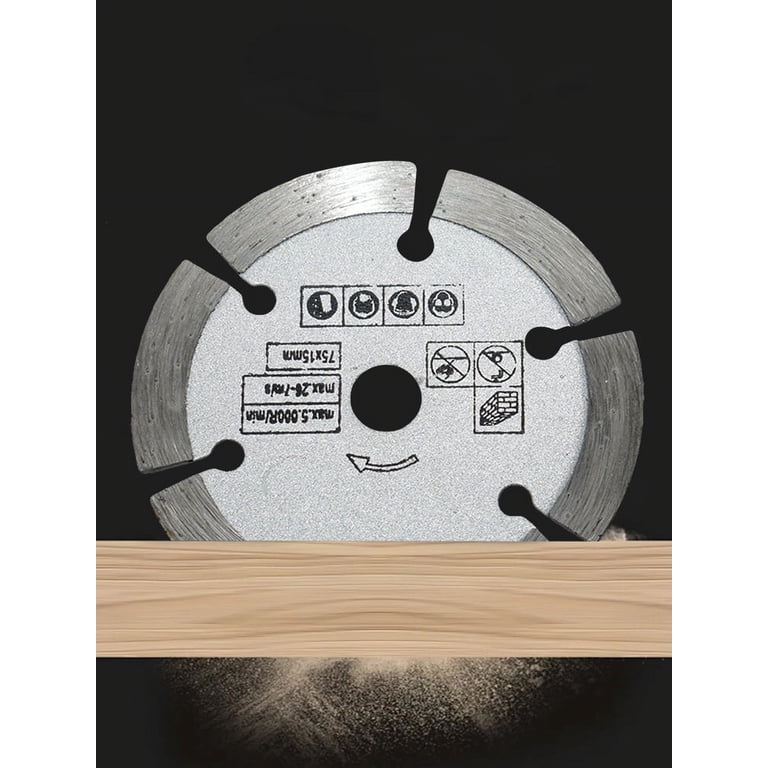 Disco Corte Hoja Diamante 3 Pulgadas/75 Mm para Azulejos Cerámica Concreto