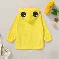 thumbnail image 6 of Younger Tree Baby Boy Girl Duck Raincoat Kid Cartoon Hoodie Zipper Rain Jacket Outfits,Size 12 Months-5T, 6 of 9
