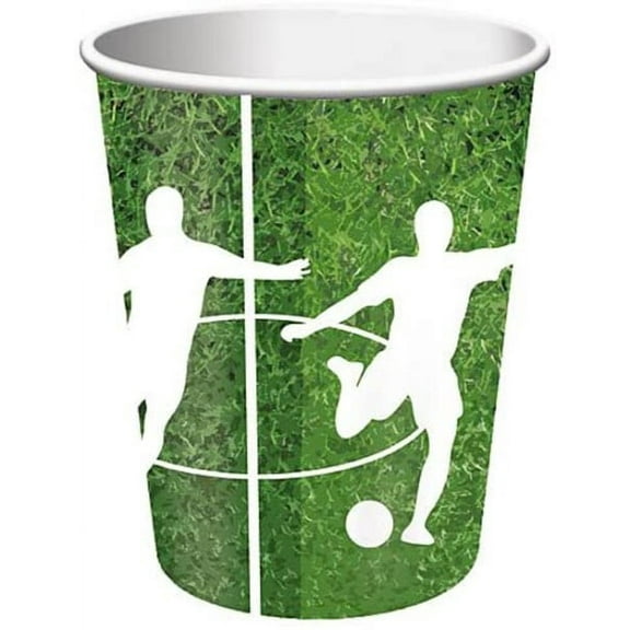 Soccer 'Team Sports' 9oz Paper Cups (8ct)