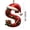 S, variant on Qjidjing 1Pc Christmas Initial Letter Ornaments, Acrylic Personalized Letter Hanging Pendants, DIY Trimmings, for Xmas Tree, Winter Holiday Gifts