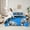 Black Blue, variant on Castle Fairy Video Game Twin Bedding Sets for Boys,Blue Red Bedding Comforter Set