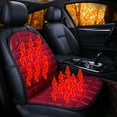 thumbnail image 2 of 12V Heated Seat Covers for Cars & Trucks - Universal Heated Car Seat Cover with Smart Thermostat, Full Back & Seat Cushion Warmer for Driver/Passenger, 2 of 6
