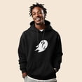thumbnail image 4 of Dalix Giant Ghost Embroidered Hoodie Soft Fleece Hood Sweatshirt Mens in Black 2XL XX-Large, 4 of 5