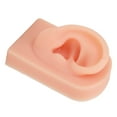 thumbnail image 1 of Fake Ear Model, Soft Silicone Human Ear Model Right Ear Flexible Multi Purpose  For Earrings Display For Acupuncture Practical Training Light Complexion,Dark Complexion,Brown, 1 of 8