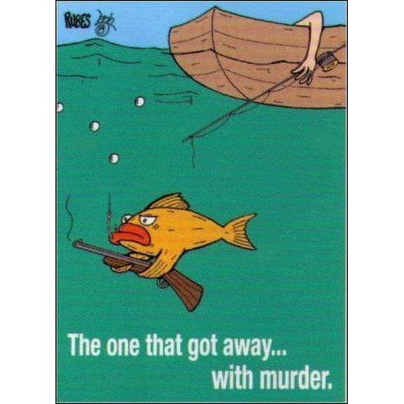 Officially Licensed Original Inc. Rubes The One That Got Away Refrigerator Magnet