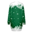 thumbnail image 3 of Vestidos de Verano 2025 Para Mujer, Moda de Otoño E Invierno, Estampado Navideño, Cuello Redondo, Manga Larga, Vestido Informal, 3 of 3