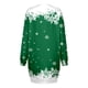 thumbnail image 3 of Vestidos de Verano 2025 Para Mujer, Moda de Otoño E Invierno, Estampado Navideño, Cuello Redondo, Manga Larga, Vestido Informal, 3 of 3