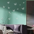 thumbnail image 3 of Namzi Butterfly Wall Decor 48 Pcs 4 Styles Butterfly Birthday Decorations Butterfly Party Decorations&Butterfly Cake Decorations Removable Gold Butterfly Decorations (Silver,Style Randomly Matched), 3 of 5