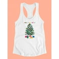 thumbnail image 3 of Colorful Christmas B. Racerback Tank Women -Victoria Barnes Designs, Female Large, 3 of 4