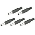 thumbnail image 1 of 5 Pcs 5.5mm x 2.1mm Straight Male DC Power Jack Solder Connector Adapter, 1 of 3