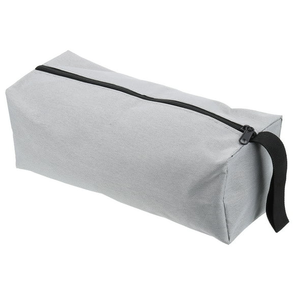 Uxcell 12" Zipper Tool Pouch, Multipurpose Tool Bag Waterproof Tote Bag Storage Organizer, Grey