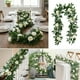 thumbnail image 1 of Guirnaldas vegetales artificiales | Hojas realistas de eucalipto y sauce | Decoración de mesa para el hogar | Ideal para bodas y embellecimiento de salas de estar, 1 of 9
