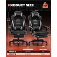 thumbnail image 3 of Silla gamer GTPLAYER para personas altas y corpulentas, 160 kg, reclinable ergonómica, 3 of 9