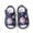 Navy, variant on Fridja Toddler Sandles Girls Squeaky Shoes Rubber Sole Closed Toe Princess Flat Sandals Summer Shoes, White, 1-3 Years Old