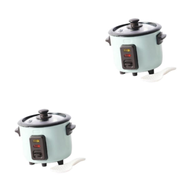 Tholdsy 1/12 Miniature Rice Cooker Supplies Scenery Oranments Room Living Home 2piezas Verde