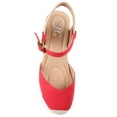 thumbnail image 5 of Journee Womens Ashlyn Wedge Heel Espadrille Sandals, Widths Available, 5 of 9