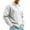 T7-White, variant on Mens Long Sleeve Shirts Waffle Crewneck Shirts Textured Solid Color Tee Shirts Slim Fit Fall Casual Basic Thermal Clothes,Khaki M