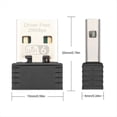 thumbnail image 5 of 10 Piezas Adaptador WiFi USB Tarjeta Lan de Red Inalámbrica 2.4Ghz Controlador Gratuito Receptor WiFi6 802.11ax para PC Portátil Win 7 8 10 11, 5 of 5