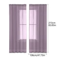 thumbnail image 2 of Revamp Your Living Space With Trendy Solid Color Semi Sheer Window Curtains – Effortless Style Awaits!, 2 of 8