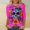 Multicolour, variant on RKSTN women blouses Women's Fashion Tees Casual Crewneck 3/4 Sleeve Loose T Shirt Ladies Blouses Shirts early fall fashion