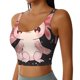 thumbnail image 2 of Balery Cute Axolotl Sakura Blossoms Sujetadores deportivos con espalda cruzada para mujer, acolchados, sin costuras, de alto impacto, ideales para yoga, gimnasio, entrenamiento y fitness.-Small, 2 of 8