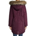 thumbnail image 6 of Time and Tru Women's Heavyweight Anorak with Faux Fur Trimmed Hood, 6 of 6