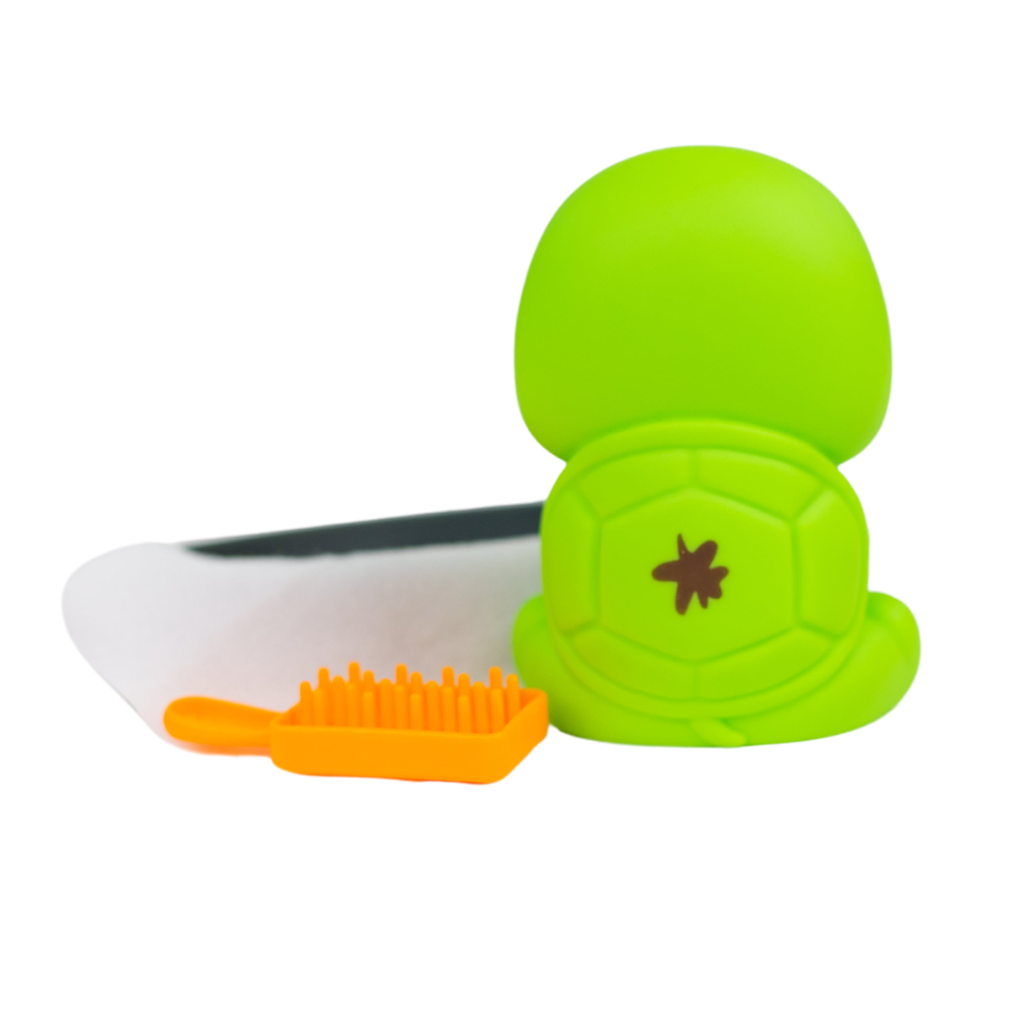 Kid Connection Mini Pet Turtle Water Play Set with Color Changing Feature, 8 Pieces, Toddler Toys, Green Color