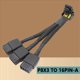 thumbnail image 5 of 2piezas 3X8Pin PCI-e A 16Pin(12+4) PCI-e 5.0 12VHPWR Conector Cable de Codo de 90 Grados GPU RTX4090 RTX4080 Serie P8X3 A 16PIN-A, 5 of 5