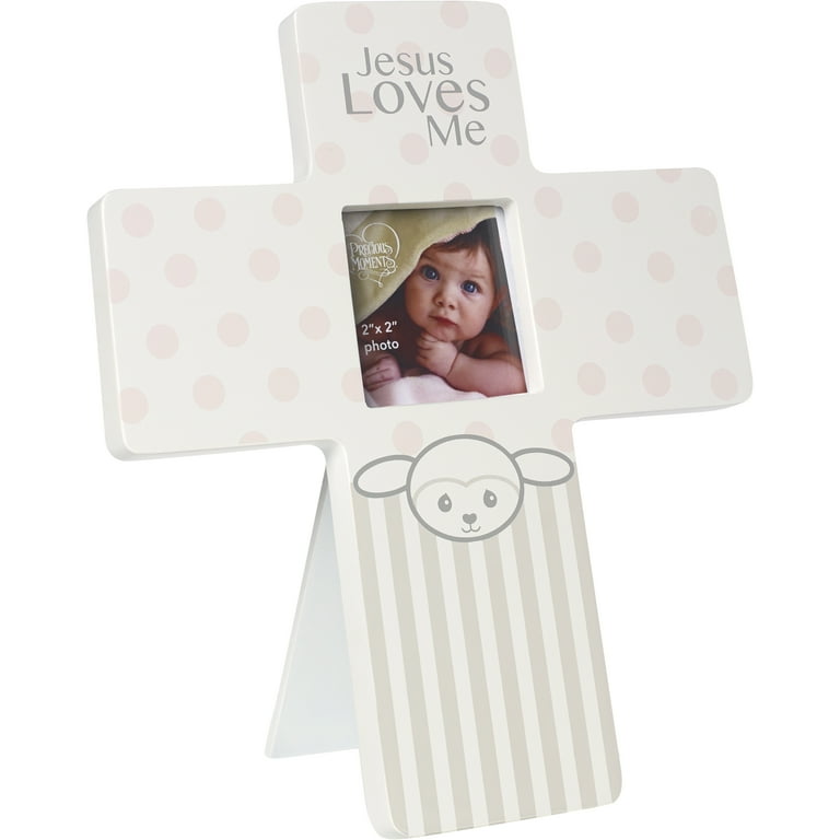シモンズグランドセール Loves Jesus Lamb Precious Moments Precious Me Photo Cross フォトアルバム・フレーム・アクセサリ