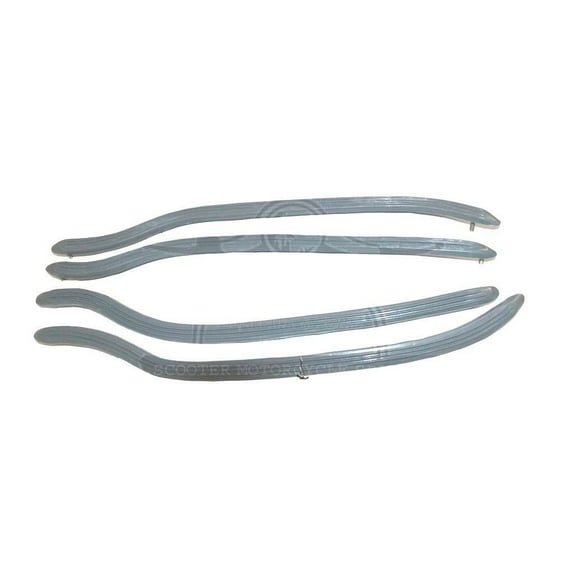 Lambretta LI Rear Floor Runners Floor Strips Grey Series 1 & 2 Scooter