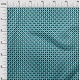 thumbnail image 3 of oneOone Rayon Turquoise Blue Fabric Geometrical Sewing Craft Projects Fabric Prints By Yard 56 Inch Wide, 3 of 4