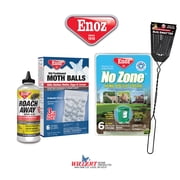 Enoz Old Fashioned Moth Balls, Naphthalene Balls, 3 Single-Use Packets, 24 oz