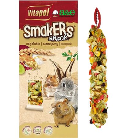 UPC: 0644472002423 | A E Cages Vitapol Smakers Small Animal Treat Stick Vegetable