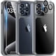 thumbnail image 3 of TAURI 5 en 1 para iPhone 15 Pro Max Funda de titanio, [no amarillea y defensa militar contra caídas] con 2 protectores de pantalla de vidrio templado + 2 protectores de lente de cámara, funda delgada, 3 of 4