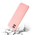 thumbnail image 5 of Galaxy A12 Case, Slim Soft Fit Shockproof Protection Case Dropproof Non-Slip Silicone Case with Card Slots Soft TPU Bumper Phone Wallet Case for Samsung Galaxy A12,Pink, 5 of 6