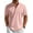 Light Pink, variant on COOFANDY Men's Short Sleeve Casual Shirt Linen Henley Shirts Summer Beach Hippie T-Shirts