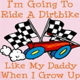 thumbnail image 2 of CafePress - Dirtbike Like Daddy Infant Bodysuit - Baby Light Bodysuit, Size Newborn - 24 Months, 2 of 4