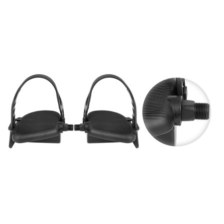REGALWOVEN 2 Pcs Bicycle Pedals Suitable for City Bike for Work Cycling Metal Black 9/16"